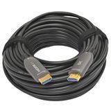 Photo of HDMI 2.1 patch cord, 10m, 7680&times;4320p (8K) 48 Gbps with signal transmission via optical cable (AOC) L&W ELECTRONICAL LW-HAA8K-10 &ndash; buy online with delivery across Ukraine at Net-server