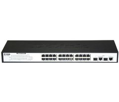 Switch D-Link DES-1026G 24xFE, 2xSFP/GE/Combo, Rackmount, Unmanaged