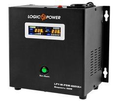 Джерела безперебійного живлення (ДБЖ) Logicpower LPY-W-PSW-800VA (560Вт) 5A/15A з правильною синусоїдою 12В