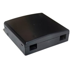 Optical socket for 2 ports SC Simplex/LC Duplex black SN-FOR-03-B