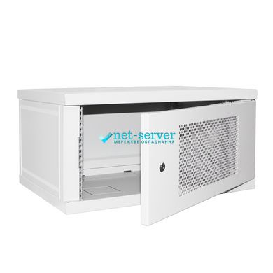 Server cabinet 6U 600x450 collapsible, perforated, gray