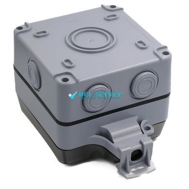 Photo of Outdoor IP66 protected socket for RJ45/Keystone - Wall-mounted housing KD-WP6039OTD moisture-resistant &ndash; buy online with delivery across Ukraine at Net-server