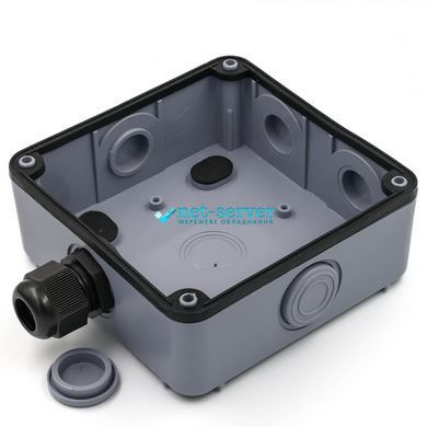 Photo of Outdoor IP66 protected socket for RJ45/Keystone - Wall-mounted housing KD-WP6039OTD moisture-resistant &ndash; buy online with delivery across Ukraine at Net-server