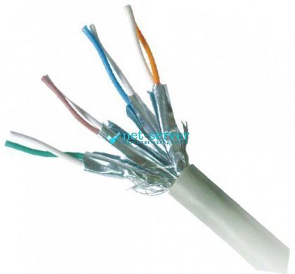 Photo of Network patch cord S/STP Cat 6а Cablexpert PP6A-LSZHCU-1M, 1 m, gray, RJ45-RJ45, molded, 50u &ndash; buy online with delivery across Ukraine at Net-server