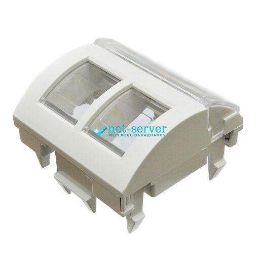 Модульный адаптер 45х45, Keystone, FutureCom™, xs500, Corning