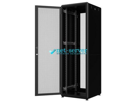 Фото Шафа серверна підлогова 19" 42U, 600x800 (Ш*Г) MIRSAN перфоровані 63% двері MR.GTV42U68DE.01_PRF63 &ndash; купити з доставкою по Україні в інтернет-магазині Net-server