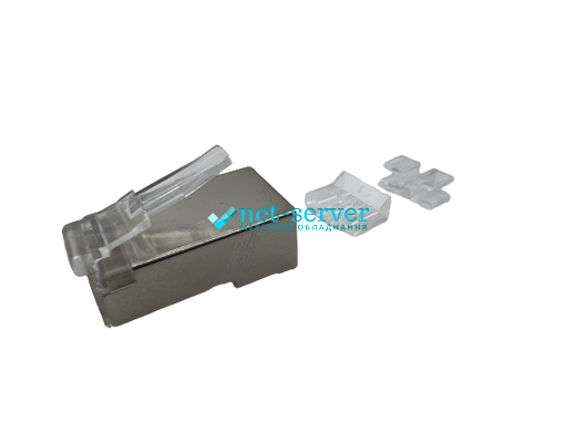 Фото Конектор STP кат. 6А, зі вставкою, EPNew GP-S28850BE3.92LV2Z &ndash; купить с доставкой по Украине в интернет-магазине Net-server