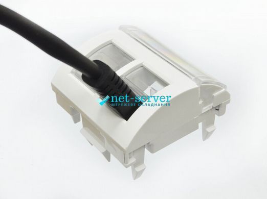 Фото Модульный адаптер 45х45, Keystone, FutureCom&trade;, xs500, Corning CAXCOE-V0214-C002 &ndash; купить с доставкой по Украине в интернет-магазине Net-server