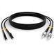 Photo of Optical patch cord FC/UPC-ST/UPC, OM2, 1m, Duplex black &ndash; buy online with delivery across Ukraine at Net-server