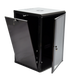 Wall-mounted server cabinet 19", 18U, 907x600x600mm (H*W*D), knockdown, black, UA-MGSWL186B
