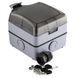 Outdoor IP66 protected socket for RJ45/Keystone - Wall-mounted housing KD-WP6039OTD moisture-resistant