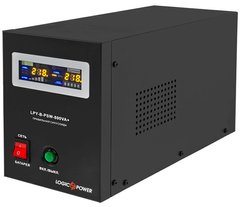 Джерела безперебійного живлення (ДБЖ) Logicpower LPY-B-PSW-800VA (560Вт) 5A/15A з правильною синусоїдою 12В