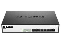 Switch D-Link DES-1008P+ 8xFE PoE, 140W