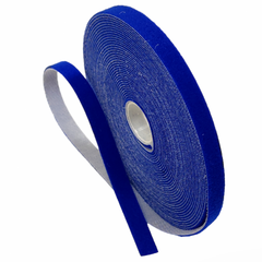 Hook and loop tape, 12 mm x 10 m, blue, EPNew GTM-1210-BLZ