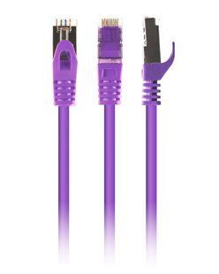 Фото Патч-корд сетевой S/STP Cat 6а Cablexpert PP6A-LSZHCU-V-15M, 15м, фиолетовый, RJ45-RJ45, литой, 50u &ndash; купить с доставкой по Украине в интернет-магазине Net-server