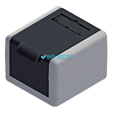 Фото Розетка накладная для 2 модулей Keystone, для поверхностного монтажа, IP44, антрацит/светло-серая KD-WP6038OTD &ndash; купить с доставкой по Украине в интернет-магазине Net-server