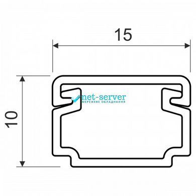 Photo of Cable channel 15x10x2000, white, Kopos LH 15x10_HD &ndash; buy online with delivery across Ukraine at Net-server