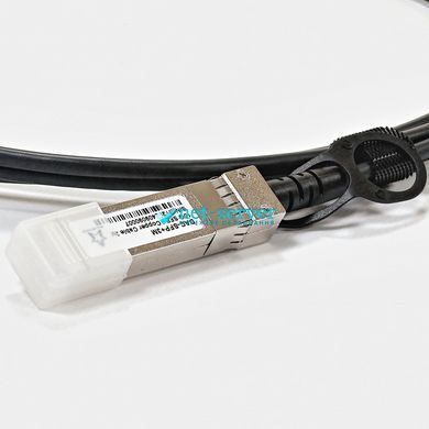 Фото Кабель SFP+ DAC 10G Direct Attach Copper Twinax для прямого підключення обладнання, довжина 3 м DAC-SFP+3M &ndash; купити з доставкою по Україні в інтернет-магазині Net-server