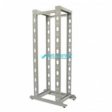 Photo of Two-post rack 19", 42U, 2025x540x810 (H*W*D) without feet, gray, CMS UA-OF42-D-GR &ndash; buy online with delivery across Ukraine at Net-server