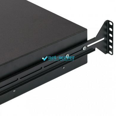 Photo of Sliding drawer for documents 19" with lock, 2U 450 mm depth, black, UA-SHF2U45B &ndash; buy online with delivery across Ukraine at Net-server