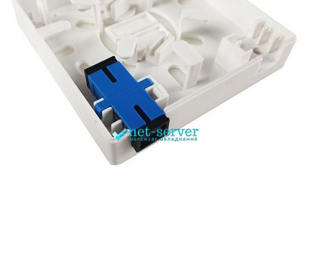 Optical socket for 2 ports SC Simplex/LC Duplex with cable clamp ES-02
