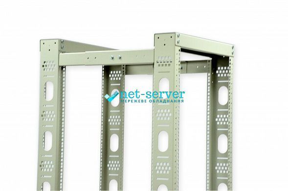 Photo of Two-post rack 19", 42U, 2025x540x810 (H*W*D) without feet, gray, CMS UA-OF42-D-GR &ndash; buy online with delivery across Ukraine at Net-server