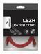 Network patch cord S/STP Cat 6а Cablexpert PP6A-LSZHCU-R-1M, 1 m, red, RJ45-RJ45, molded, 50u