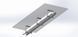 Clamp with swivel frame 100x50 gray.