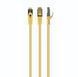 Photo of Copper patch cord S/FTP Cat.6A 0.25 m, molded 50u plug with latch, LSZH, жовтий &mdash; Cablexpert pp6a-lszhcu-y-30m &ndash; buy online with delivery across Ukraine at Net-server