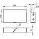 End cap DKC TC 400x80 mm, Sendzimir hot-dip galvanized