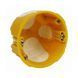 Socket box in g/k 75x75x45mm with metal quotes, sticuemia, PVC, yellow, KOPOS KUL 68-45/LD_NA