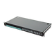 Patch Panel 48 ports, 12 LC-Duplex adapters, MM(OM3), 1U, retractable LAN1-24AD-PGTL-B