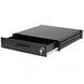 Sliding drawer for documents 19" with lock, 2U 450 mm depth, black, UA-SHF2U45B