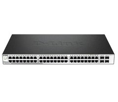 Switch D-Link DGS-1210-52/ME/A1 48port 1GE, 4xSFP/1GE, WebSmart, Metro