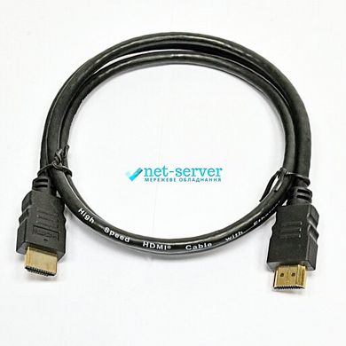 HDMI High Speed Cable 1m, 2160p (4K), 60Hz, with Ethernet, Electronical LW-HD-015-1M