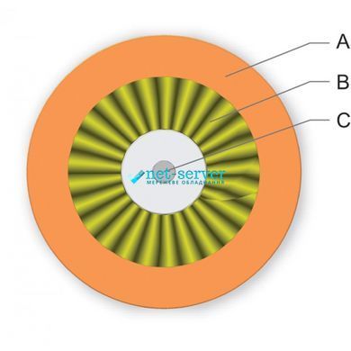 Photo of Fiber Optic Cable for Patch Cords, SMF-28e, 2 Fibers 9/125 &micro;m, FRNC, 2.8 mm, 001K3Z-32108E2G &ndash; buy online with delivery across Ukraine at Net-server