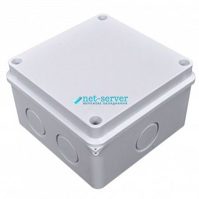 Outdoor plastic distribution box 110x110, 6 inputs, without terminals KP-1100