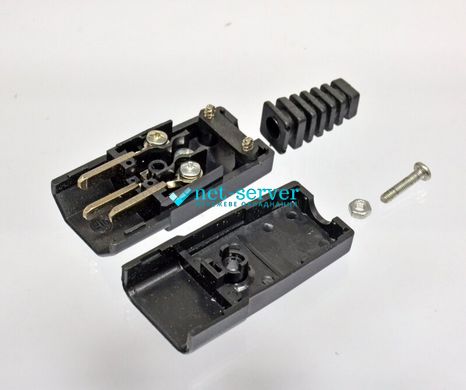 Detachable plug connector, C14, 10A, Kingda KD-C14