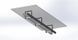 Clamp with swivel frame 100x60 gray.