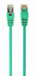 Photo of FTP Cat.6 Cablexpert patch cord 3 m, molded, shielded network cable RJ-45 8P8C, 50u" connectors with locking mechanism, green, PP6-3M/G &ndash; buy online with delivery across Ukraine at Net-server