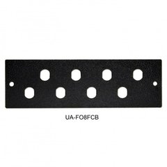 Front Panel for 8 FC/ST for UA-FOBC-B, Black UA-FO8FCB
