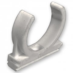 Pipe holder D40, wall-mounted, dockable, gray INST-HTB40