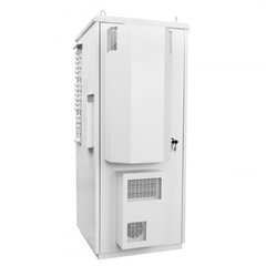 Climate floor cabinet 24U, 800x825 (W*G), assembled with air conditioner
