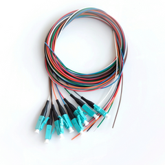Set of colored pigtails LC/UPC, MM(OM3), 1.5m, 8 fibers PG-1.5LC(MM)(FW)E-K8
