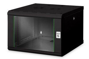 Photo of Server wall cabinet 19", 7U, 416x600x600mm (H*W*D), collapsible, black, Digitus DN-1907U-6/6-SW &ndash; buy online with delivery across Ukraine at Net-server