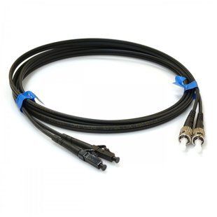 Photo of Optical patch cord ST/UPC-LC/UPC, OM3, 20m, black Duplex UPC-20SCFC(MM)D(ON)BK &ndash; buy online with delivery across Ukraine at Net-server