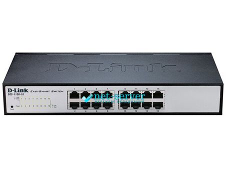 Switch D-Link DES-1100-16 16port 10/100 Unmng