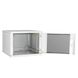 Server cabinet 9U 600x450 collapsible, glass, gray