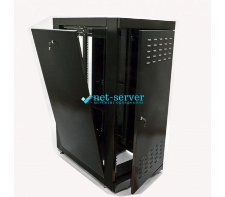 Floor-standing server cabinet 19", 33U, 610x865mm (W*D), knockdown, black, UA-MGSE3368MPB