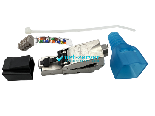 Toolless RJ45 module (tool-free installation), cat.6A, shielded, color Premium Line 159210001